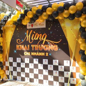 Sau đây Vela Party xin giới thiệu đến mọi người những mẫu backdrop khai trương đẹp đơn giản được mọi người ưa chuộng và sử dụng nhiều nhất.