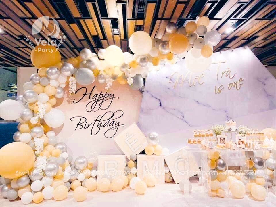 Trang trí background sinh nhật đẹp cho bé  Decor Birthday